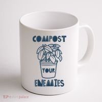 Compost Your Enemies Coffee Mug thumb 1