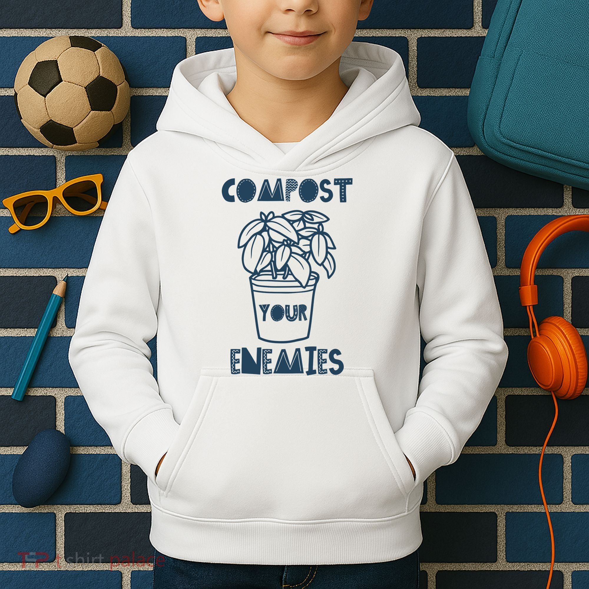 Compost Your Enemies Kids Hoodie