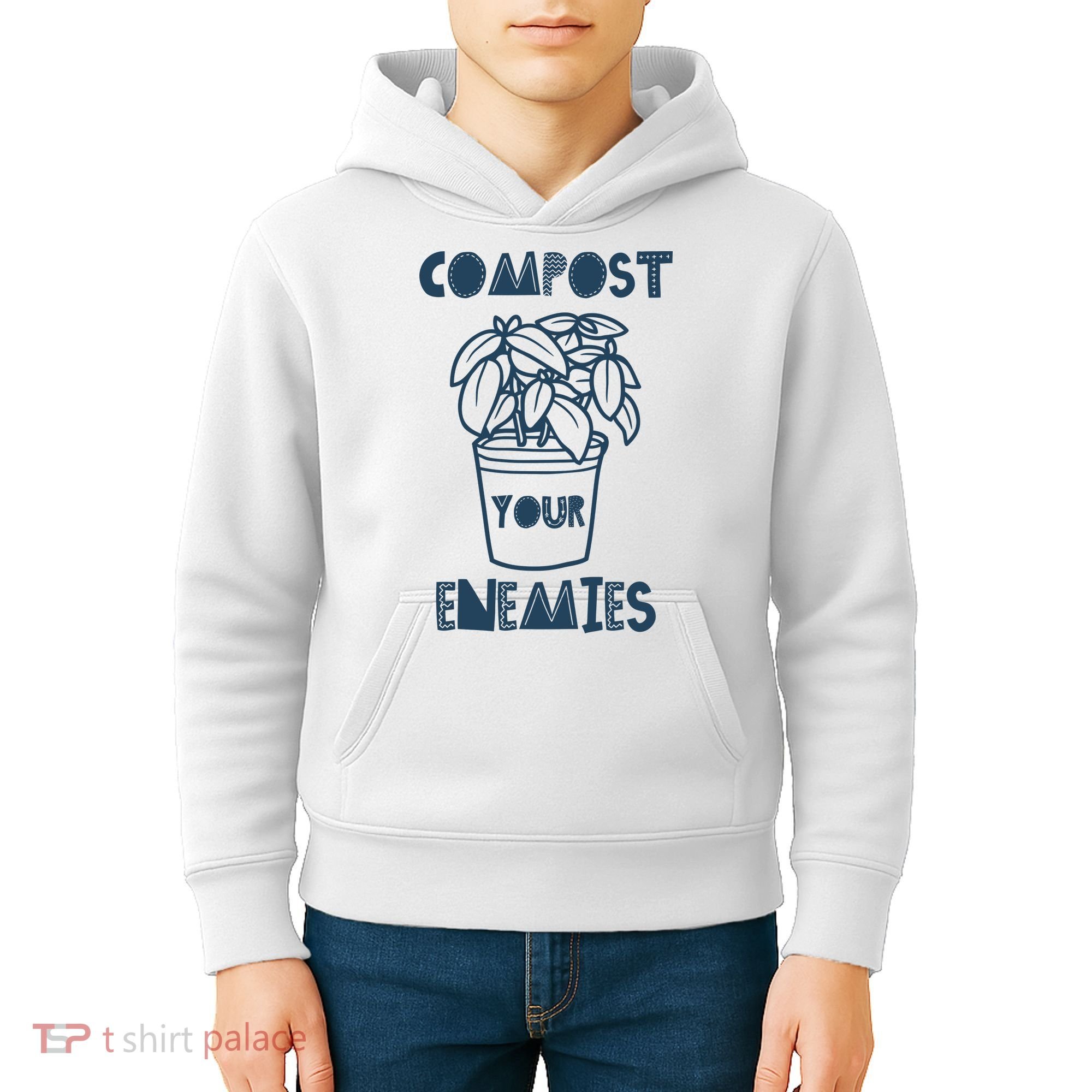 Compost Your Enemies Kids Hoodie