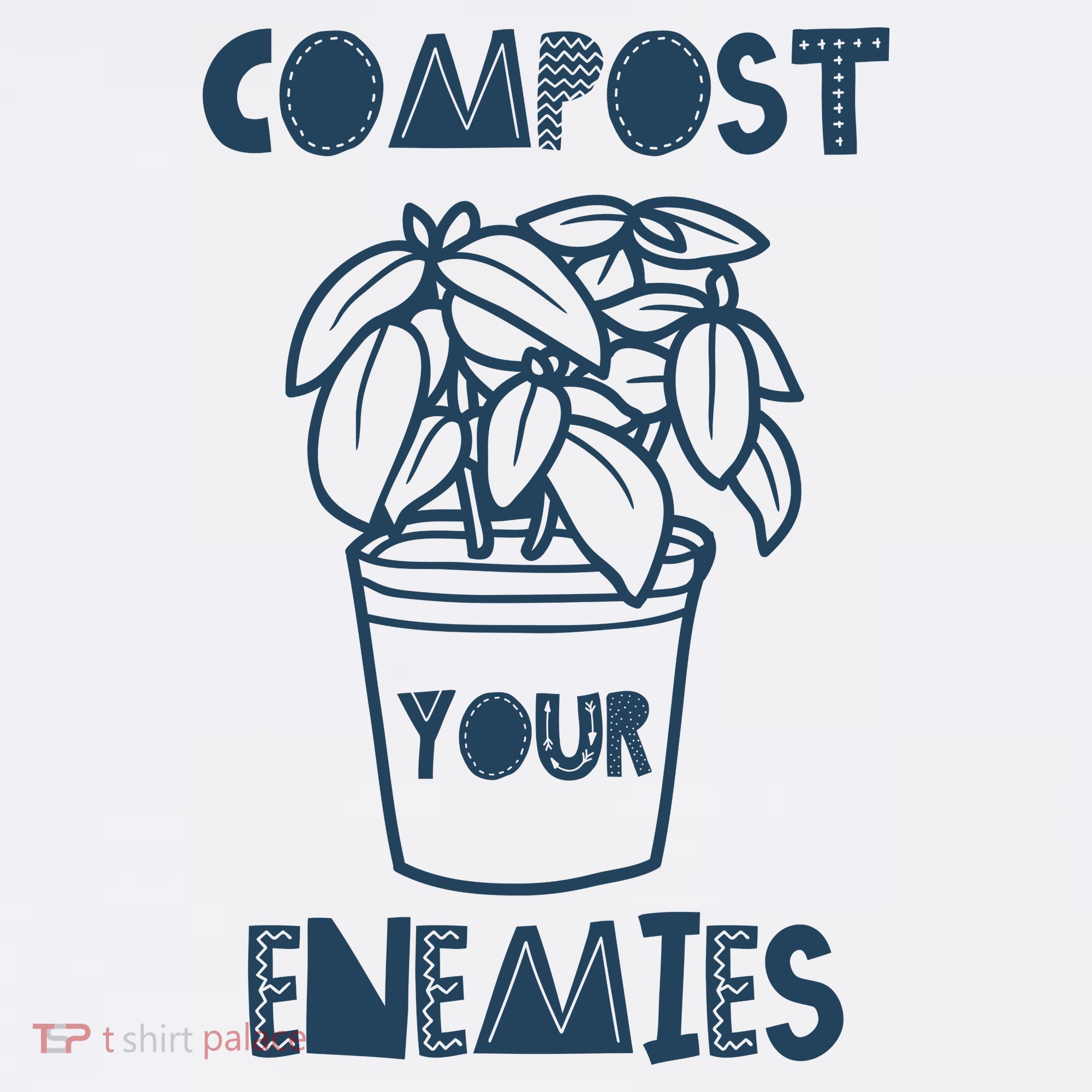 Compost Your Enemies Kids Hoodie