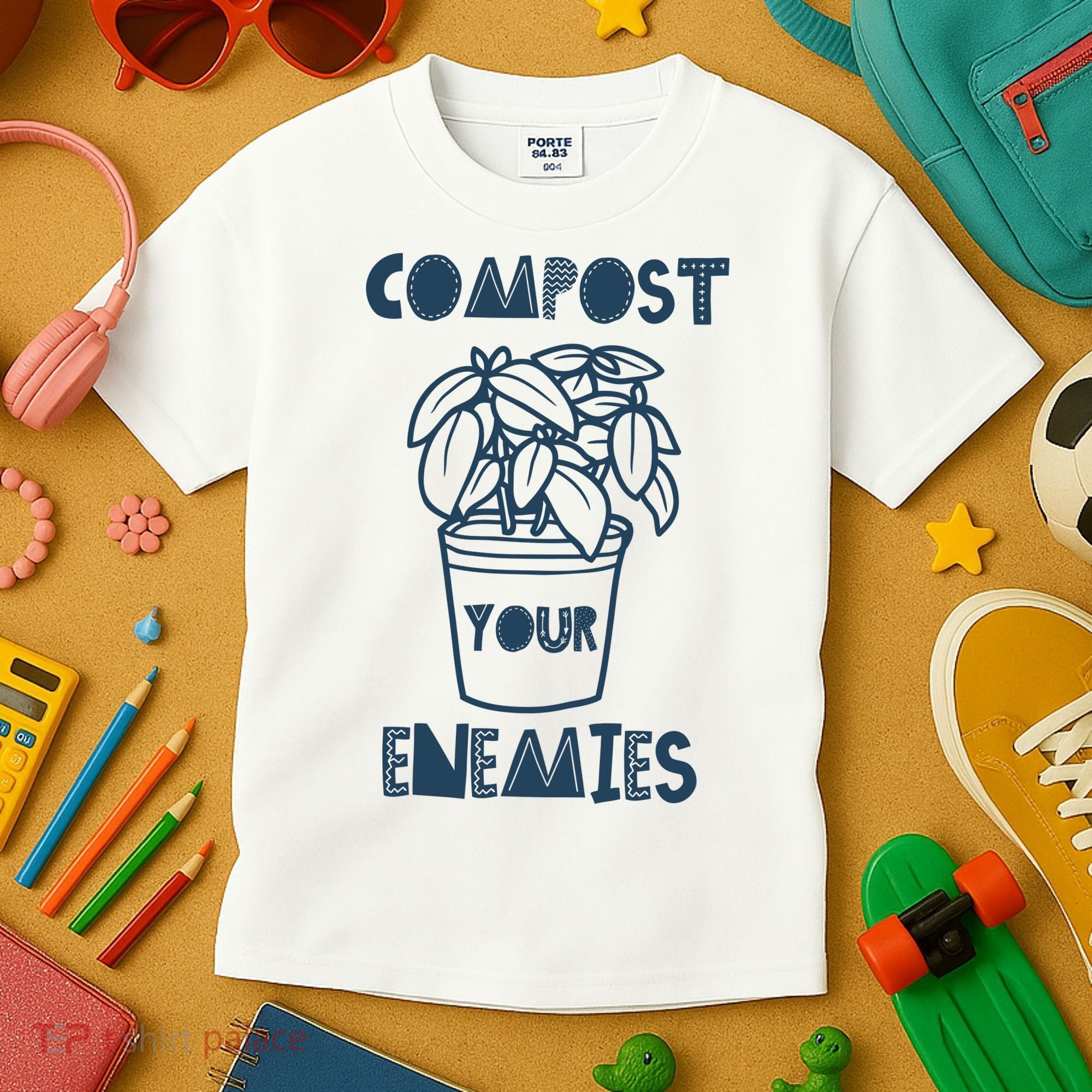 Compost Your Enemies Kids T-Shirt