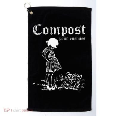 Compost Your Enemies Golf Towel
