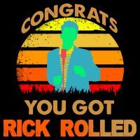 Congrats You Got Rick Rolled Meme Women's Hoodie thumb 2