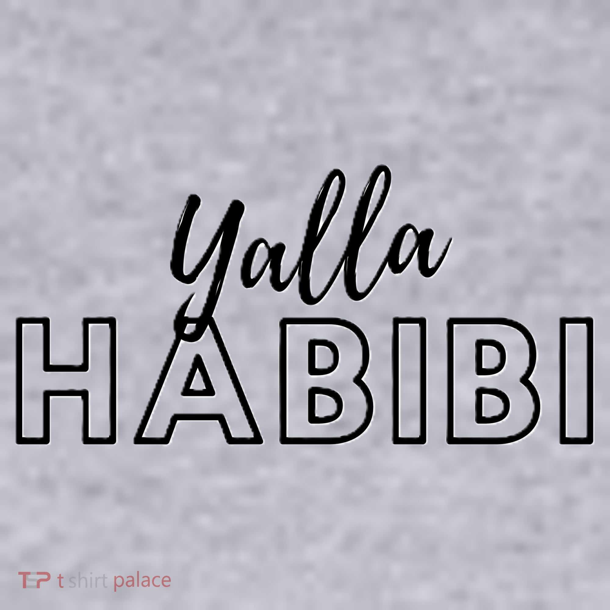 Cool Yalla Habibi Arabic Writing Women's Sweatshirt