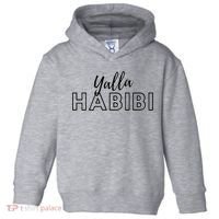 Cool Yalla Habibi Arabic Writing Toddler Hoodie thumb 0