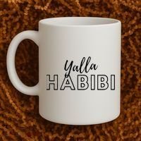 Cool Yalla Habibi Arabic Writing Coffee Mug thumb 2
