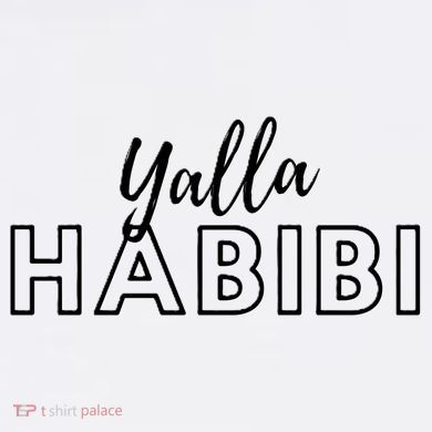 Cool Yalla Habibi Arabic Writing Mousepad