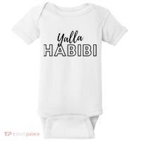 Cool Yalla Habibi Arabic Writing Baby Bodysuit thumb 0