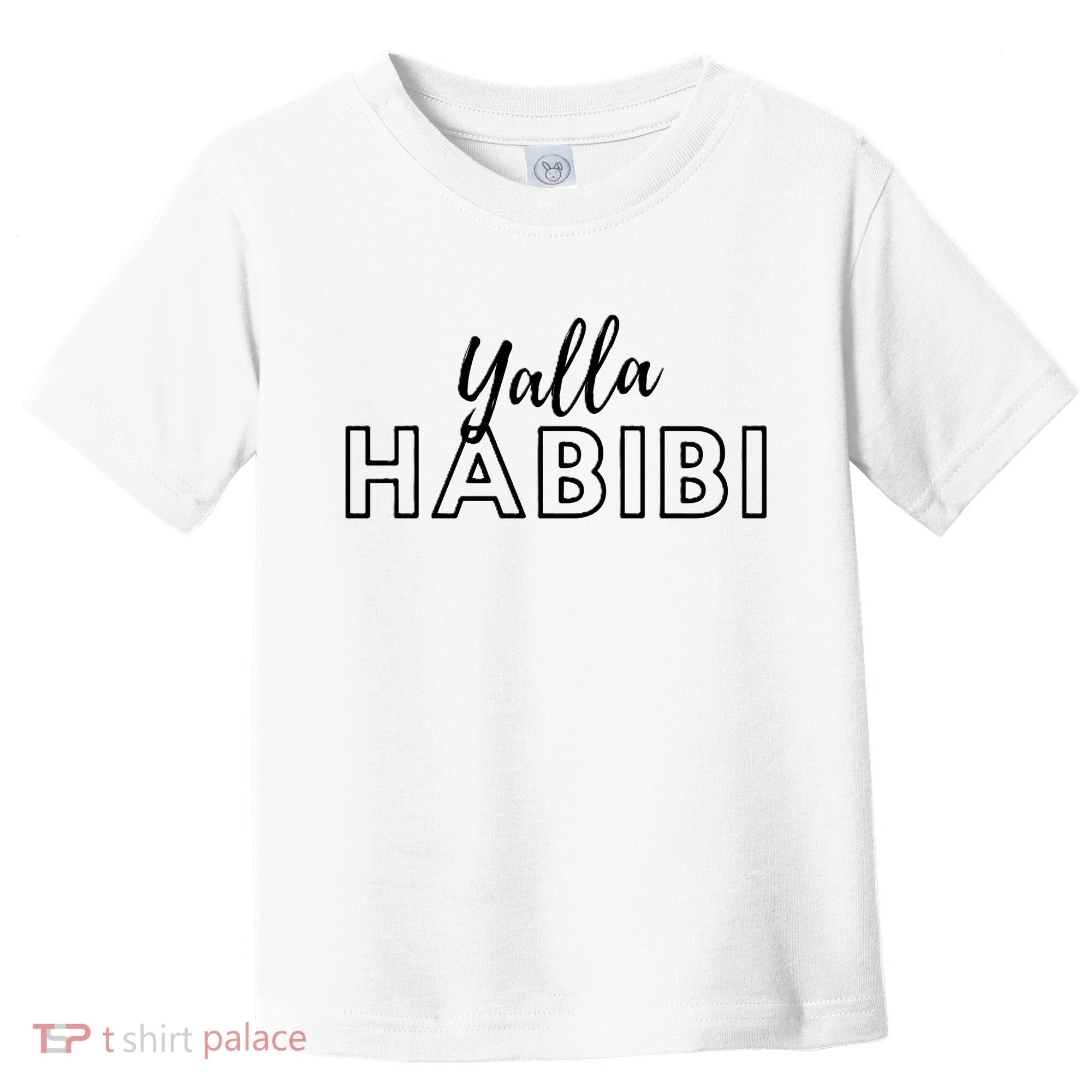 Cool Yalla Habibi Arabic Writing Toddler T-Shirt