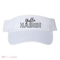 Cool Yalla Habibi Arabic Writing Visor thumb 0