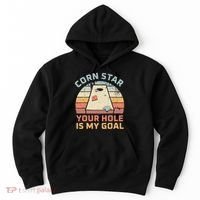 Cornstar Your Hole Is My Goal Cornhole Team Hoodie thumb 0