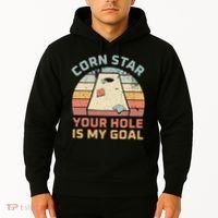 Cornstar Your Hole Is My Goal Cornhole Team Hoodie thumb 2