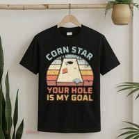 Cornstar Your Hole Is My Goal Cornhole Team T-Shirt thumb 2