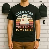 Cornstar Your Hole Is My Goal Cornhole Team T-Shirt thumb 6