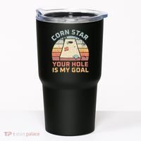 Cornstar Your Hole Is My Goal Cornhole Team Tumbler thumb 0