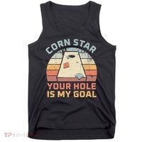 Cornstar Your Hole Is My Goal Cornhole Team Tank Top thumb 0