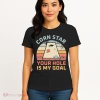 Cornstar Your Hole Is My Goal Cornhole Team Women's T-Shirt thumb 4