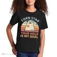 Cornstar Your Hole Is My Goal Cornhole Team Kids T-Shirt thumb 2