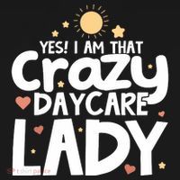 Childcare Yes I Am That Crazy Daycare Lady Daycare Teacher Women's Tank Top thumb 5