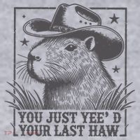 Capybara You Just Yeed Your Last Haw Women's Sweatshirt thumb 2
