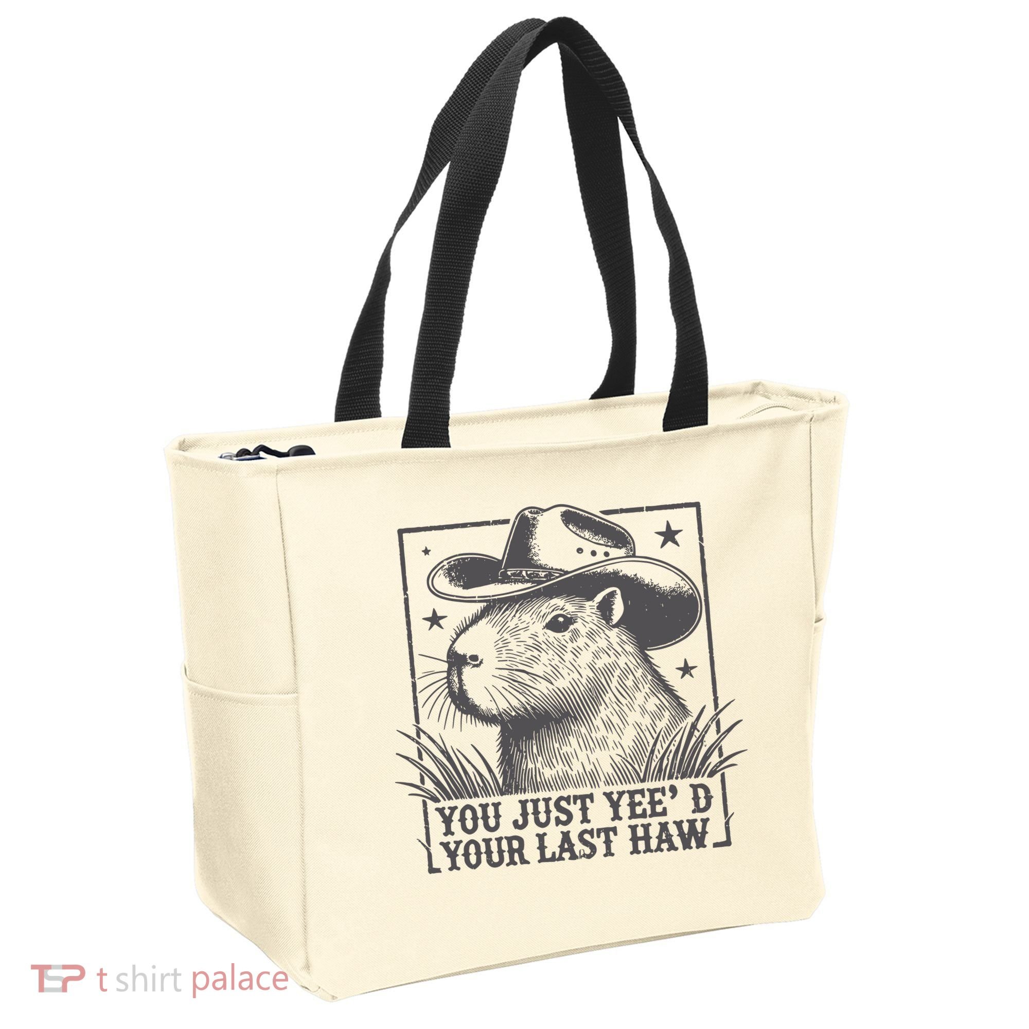 Capybara You Just Yeed Your Last Haw Tote Bag