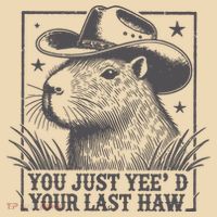 Capybara You Just Yeed Your Last Haw Tote Bag thumb 4