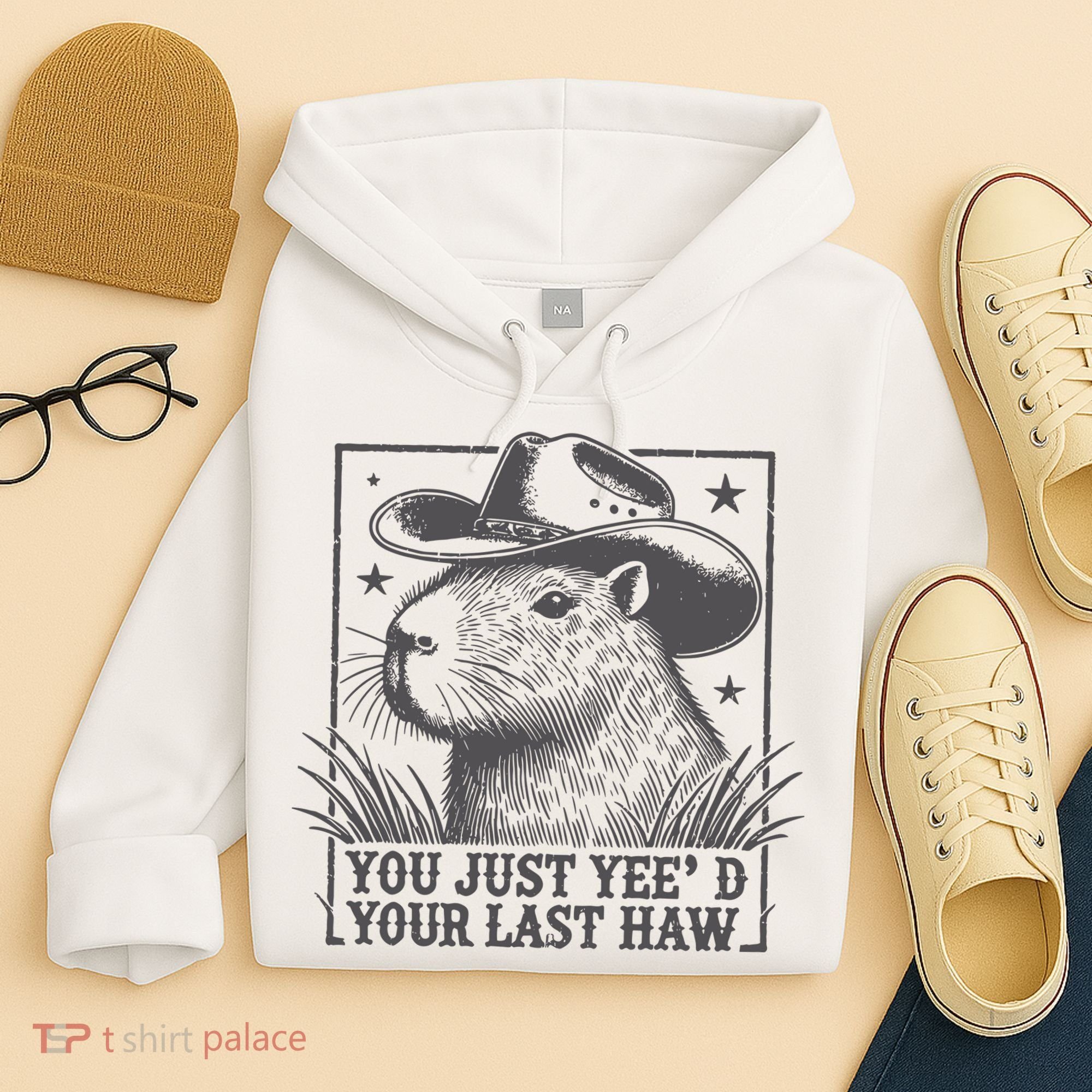 Capybara You Just Yeed Your Last Haw Hoodie