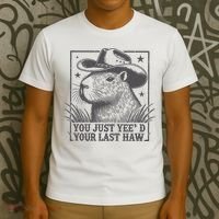 Capybara You Just Yeed Your Last Haw T-Shirt thumb 3