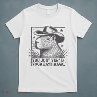 Capybara You Just Yeed Your Last Haw T-Shirt thumb 5