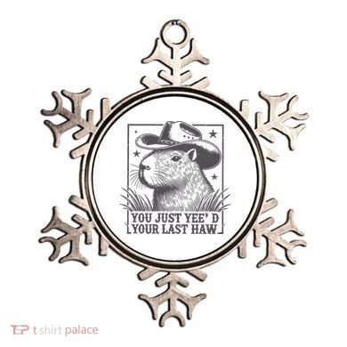 Capybara You Just Yeed Your Last Haw Ornament