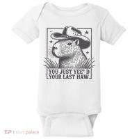 Capybara You Just Yeed Your Last Haw Baby Bodysuit thumb 0