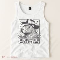 Capybara You Just Yeed Your Last Haw Tank Top thumb 2