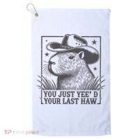 Capybara You Just Yeed Your Last Haw Golf Towel thumb 0