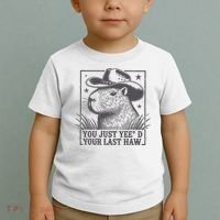 Capybara You Just Yeed Your Last Haw Toddler T-Shirt thumb 2