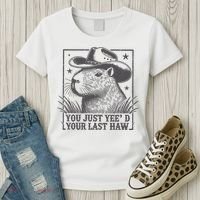 Capybara You Just Yeed Your Last Haw Women's T-Shirt thumb 3