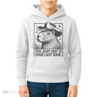 Capybara You Just Yeed Your Last Haw Kids Hoodie thumb 4