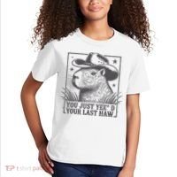 Capybara You Just Yeed Your Last Haw Kids T-Shirt thumb 2