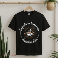 Cafecito Y Jesus Reagalo Cristiano Christian Spanish T-Shirt thumb 2