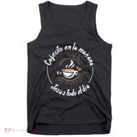 Cafecito Y Jesus Reagalo Cristiano Christian Spanish Tank Top thumb 0