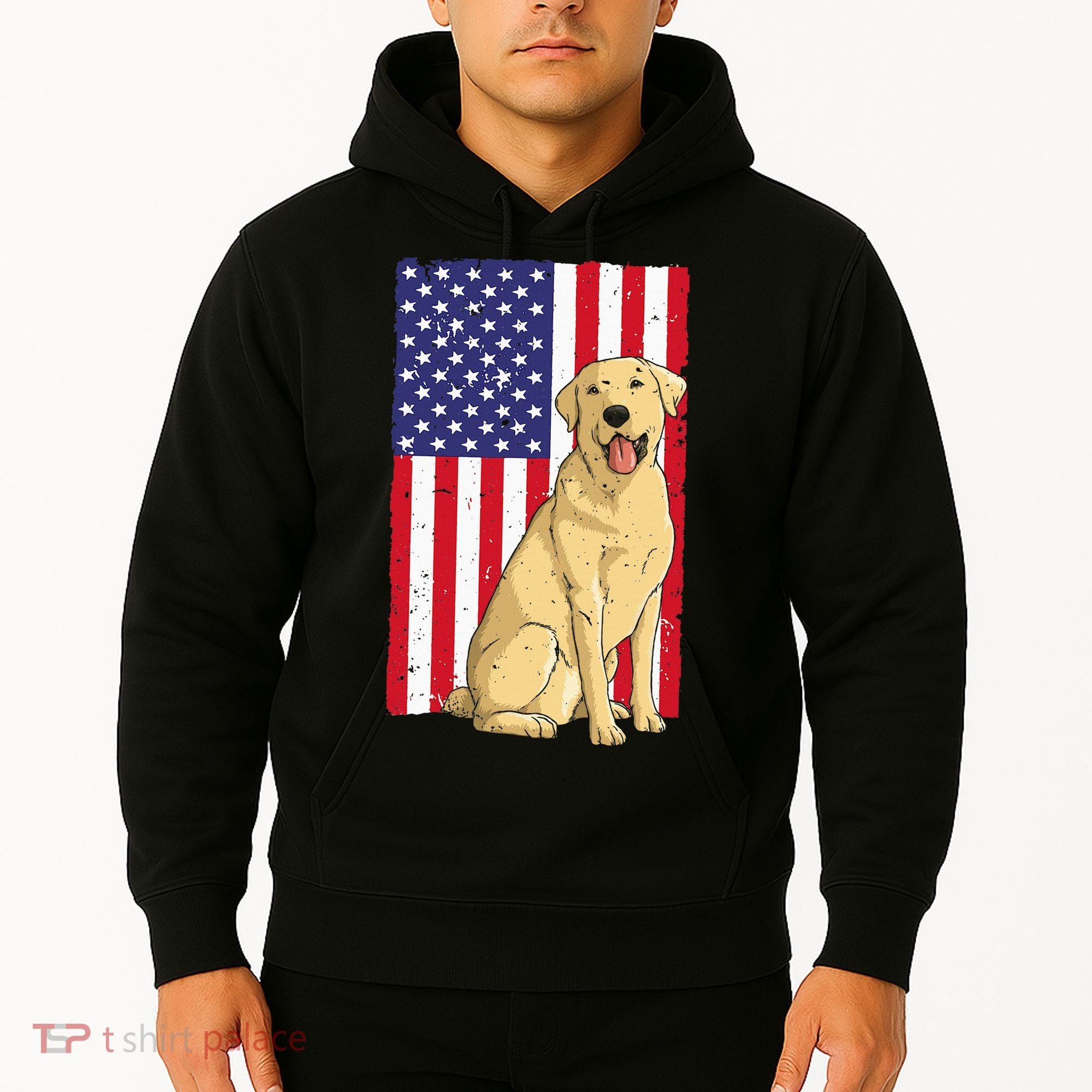 Cool Yellow Lab Art For Yellow Labrador Retriever Hoodie