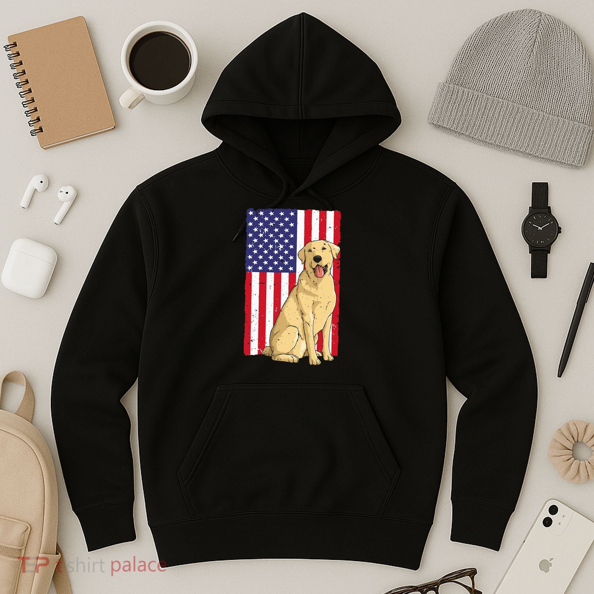 Cool Yellow Lab Art For Yellow Labrador Retriever Hoodie