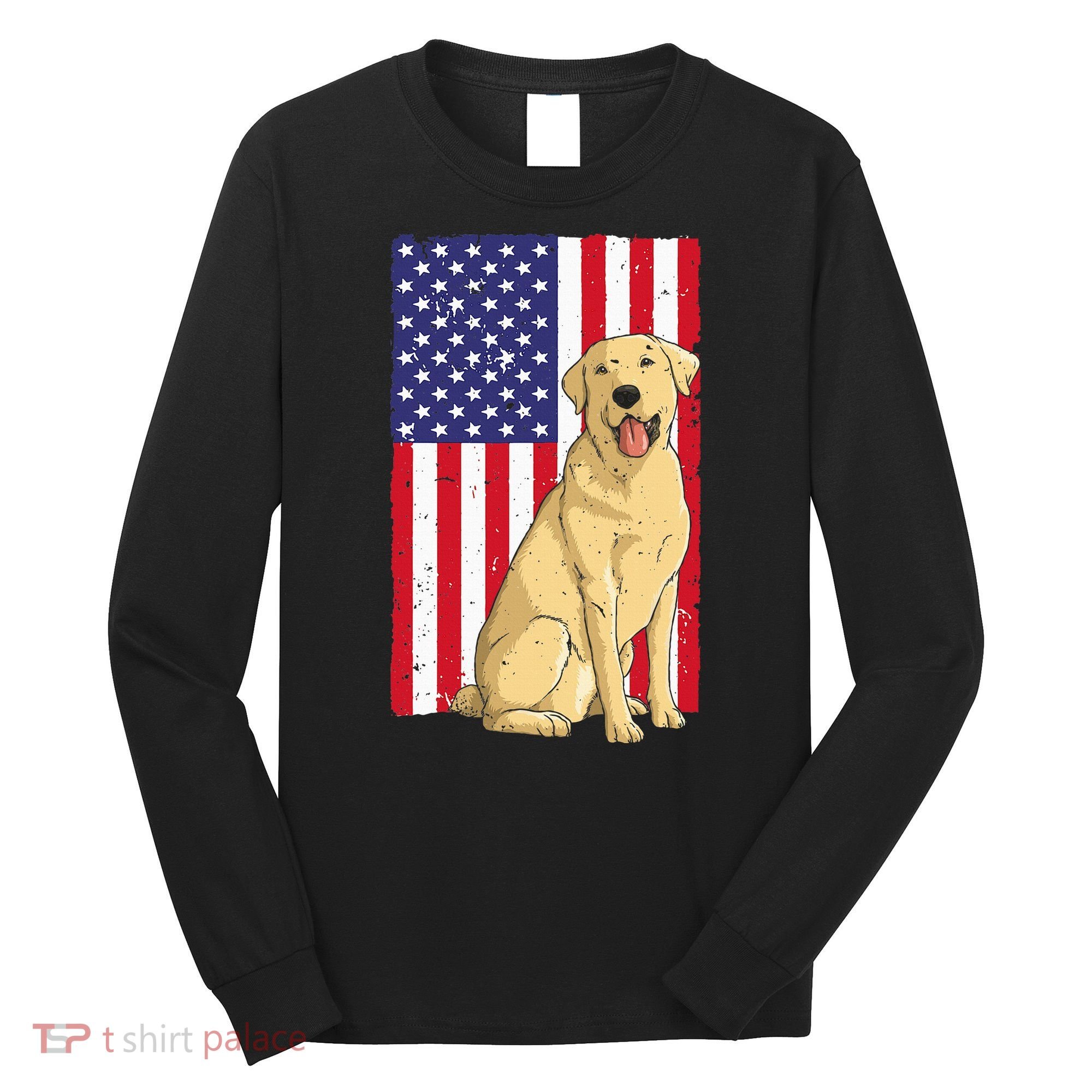 Cool Yellow Lab Art For Yellow Labrador Retriever Long Sleeve Shirt