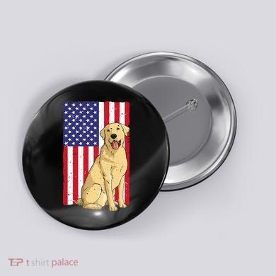 Cool Yellow Lab Art For Yellow Labrador Retriever Button