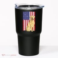 Cool Yellow Lab Art For Yellow Labrador Retriever Tumbler thumb 0
