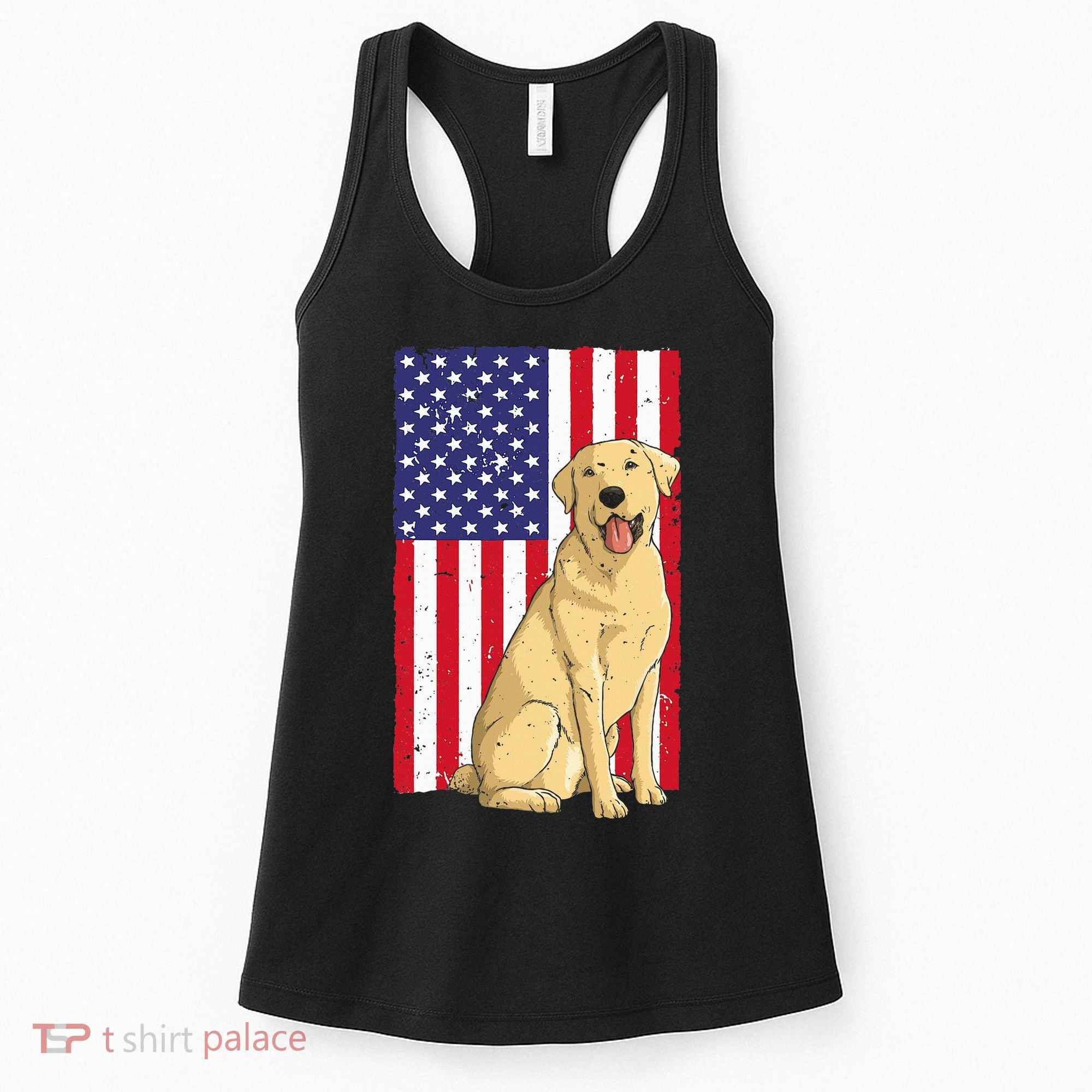 Cool Yellow Lab Art For Yellow Labrador Retriever Women's Tank Top