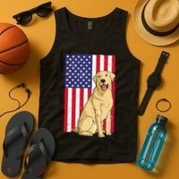 Cool Yellow Lab Art For Yellow Labrador Retriever Tank Top thumb 4