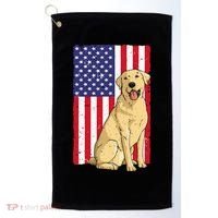 Cool Yellow Lab Art For Yellow Labrador Retriever Golf Towel thumb 0