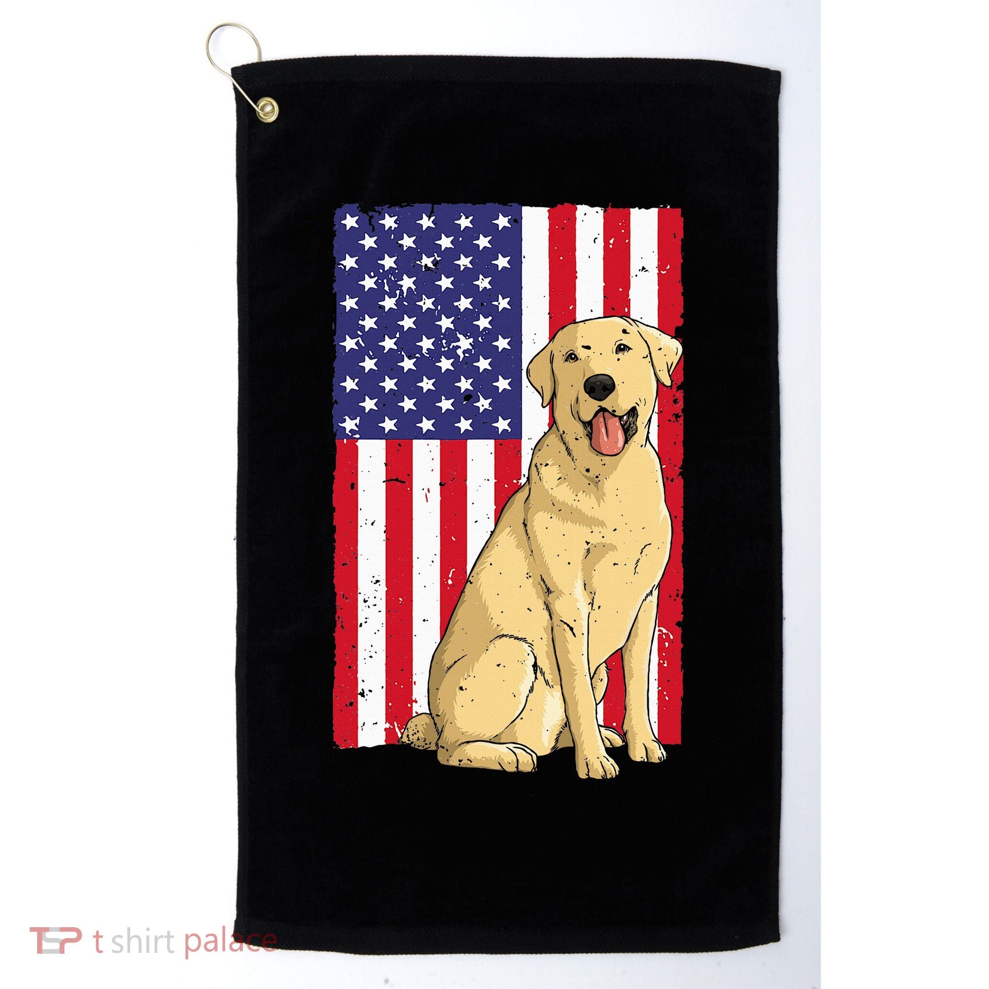 Cool Yellow Lab Art For Yellow Labrador Retriever Golf Towel