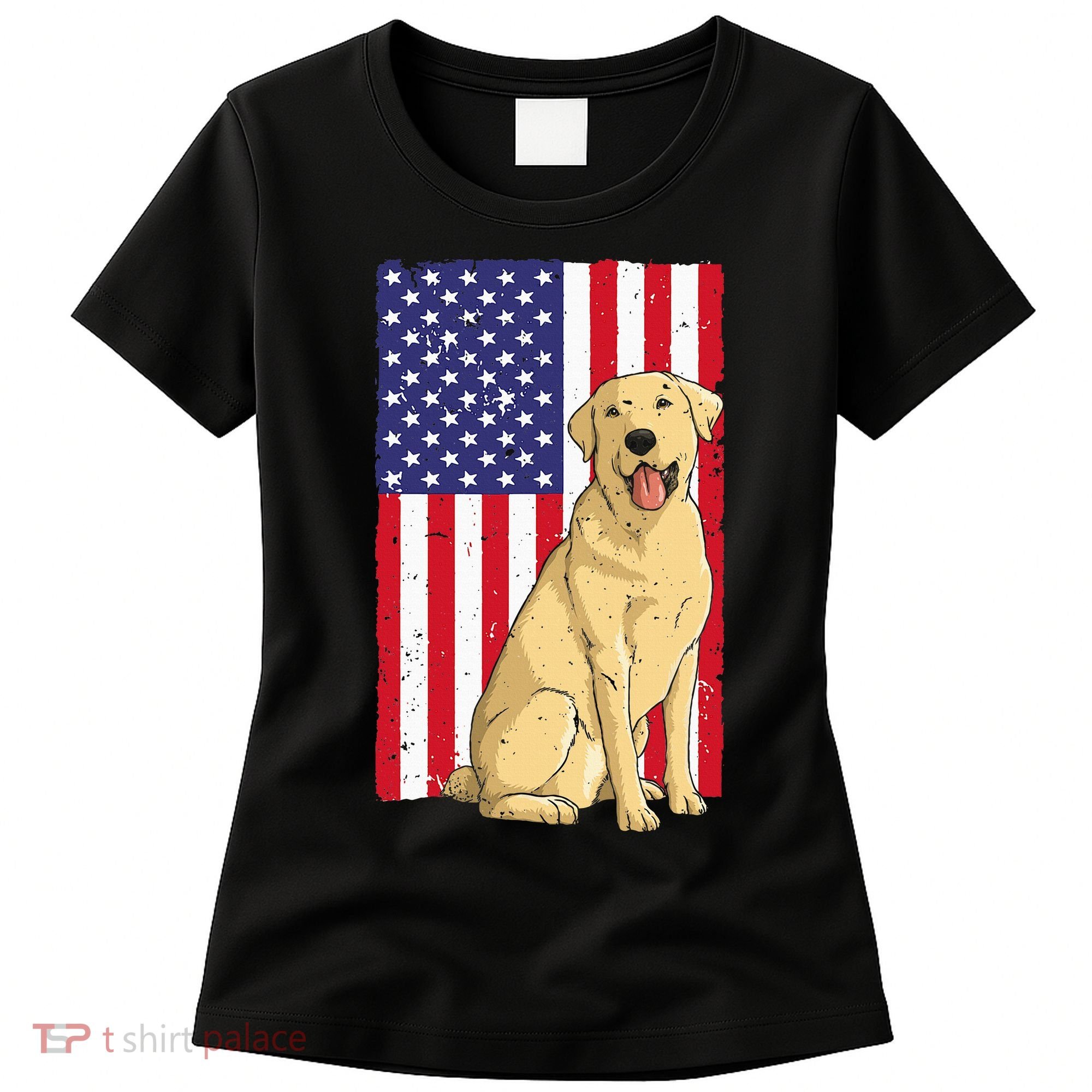 Cool Yellow Lab Art For Yellow Labrador Retriever Women's T-Shirt
