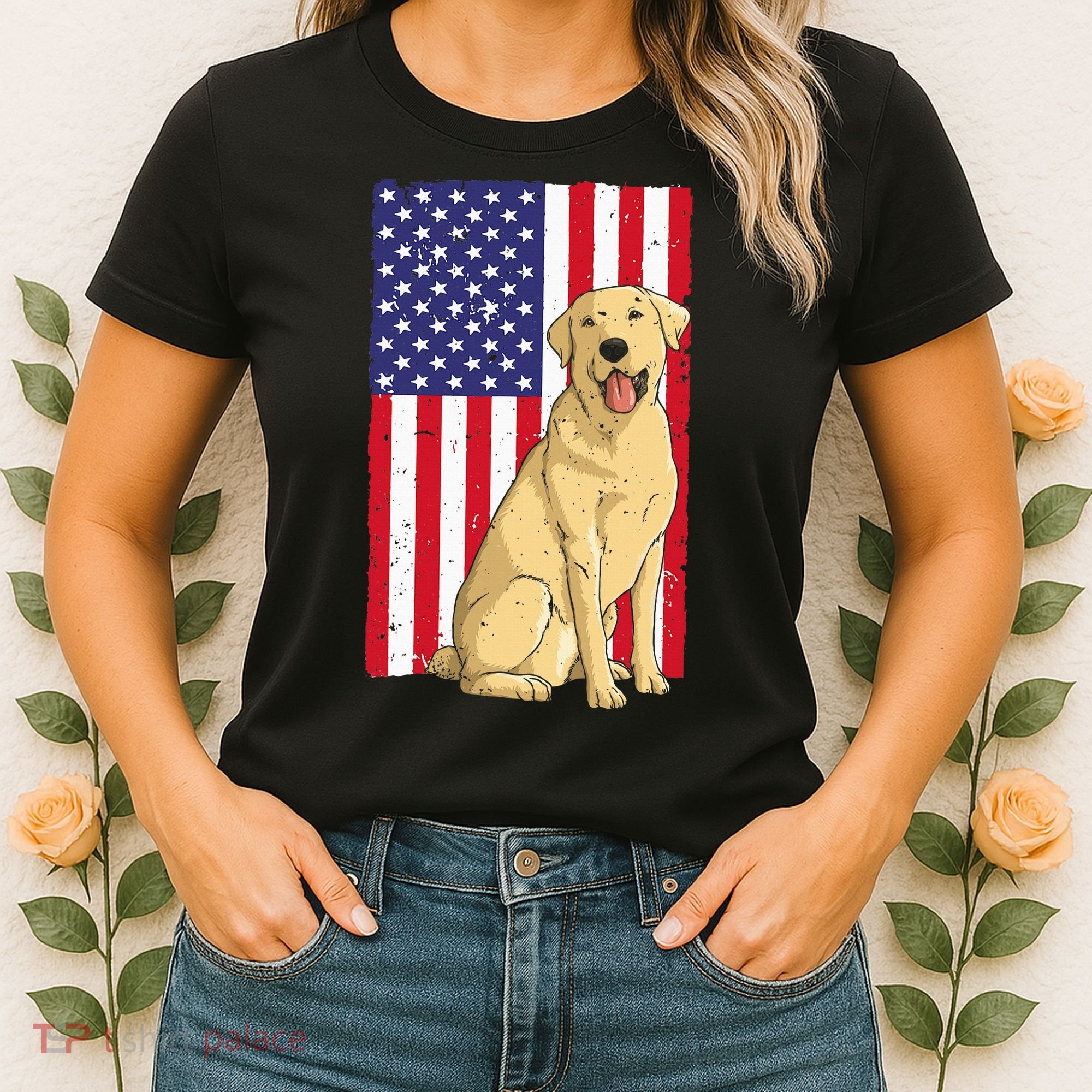 Cool Yellow Lab Art For Yellow Labrador Retriever Women's T-Shirt